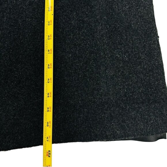 VTG Forecaster of Boston Long Wool Coat Velvet Trim Preppy Old Money Womens 16 B - Picture 12 of 13